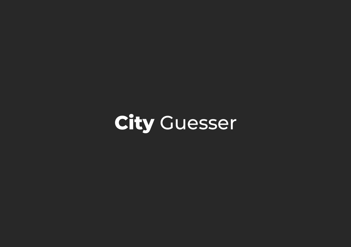 City Guesser — web, mobile and PC game screenshot